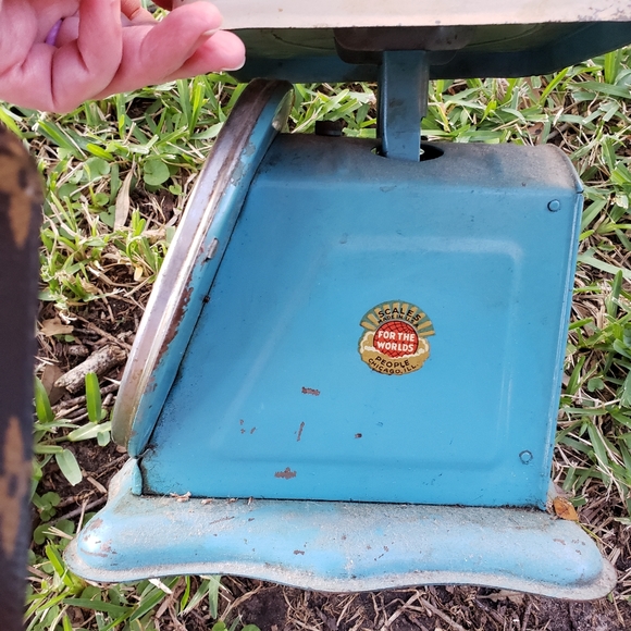 Vintage Sky Blue Kitchen 💙 Scale - Picture 5 of 8